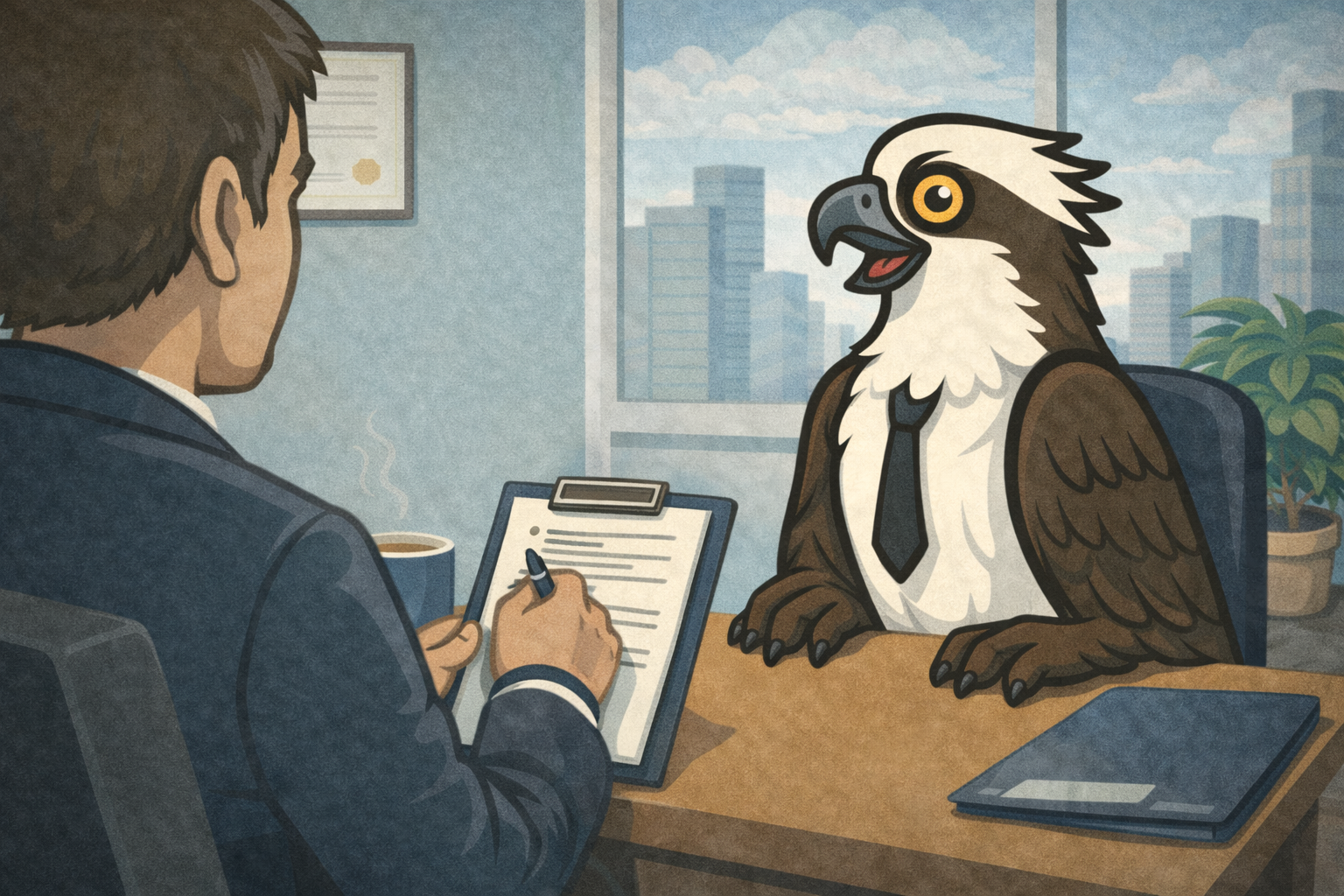 Interview process illustration